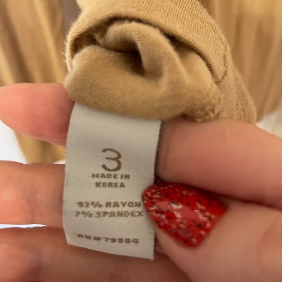 Chicos Size 3 Mock Neck Stretchy Long-Sleeve Shirt - Picture 5 of 6